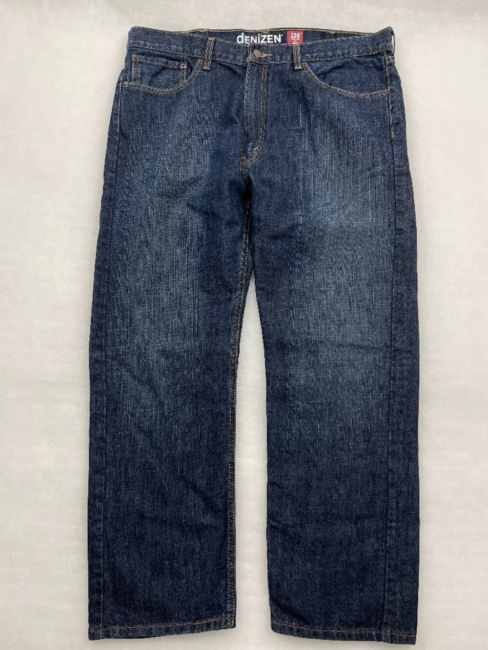 Denizen Levi's 236 Straight Regular Fit Jeans Blue Denim 100% Cotton Men's 40x30
